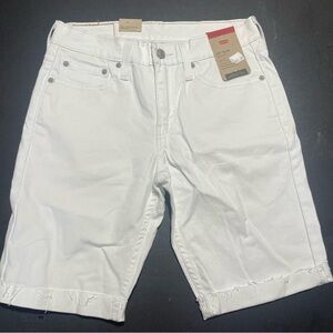 Levi's Men's Crisp White Jean Shorts